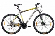Велосипед Kinetic 29 Unic - steel 21 серо-желтый (win17-072)